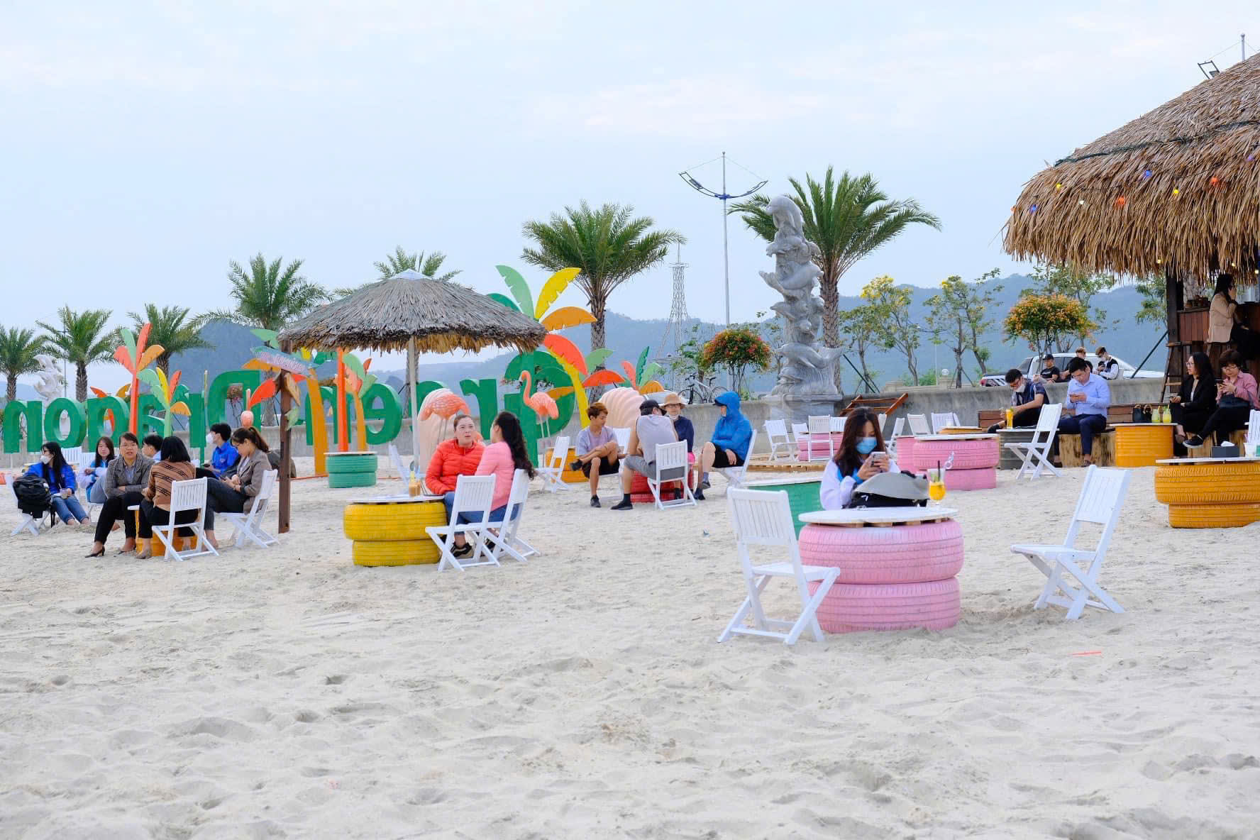 Shaka Group thi công mô hình trang trí ngoài trời cho dự án khu nghỉ dưỡng Green Dragon City